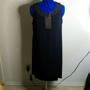 Plus size Liz Claiborne sleeves dress.